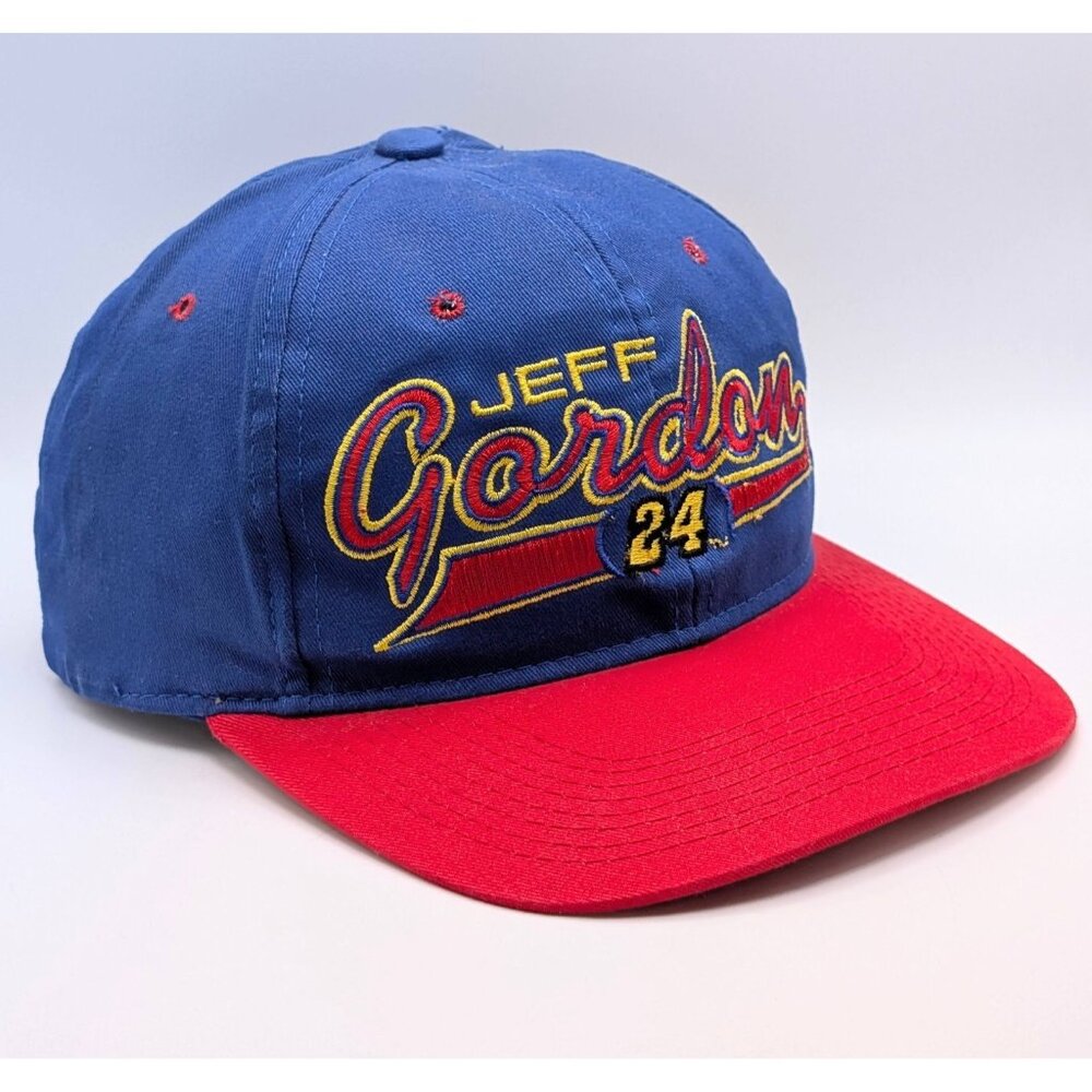 Jeff Gordon Chase Authentics Hat Dupont Racing 24 NASCAR Snapback Vintage 90s